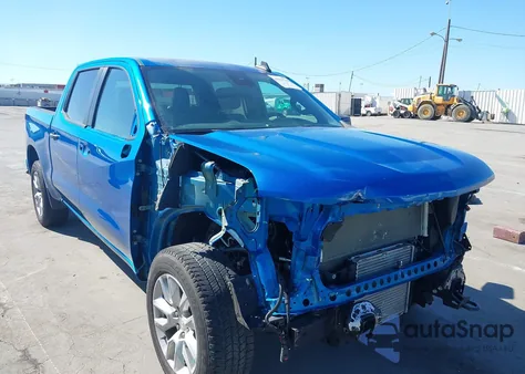 2023 Chevrolet Silverado 1500 2Wd Short Bed Custom из США, поврежденный, VIN 3GCPABEK2PG172747